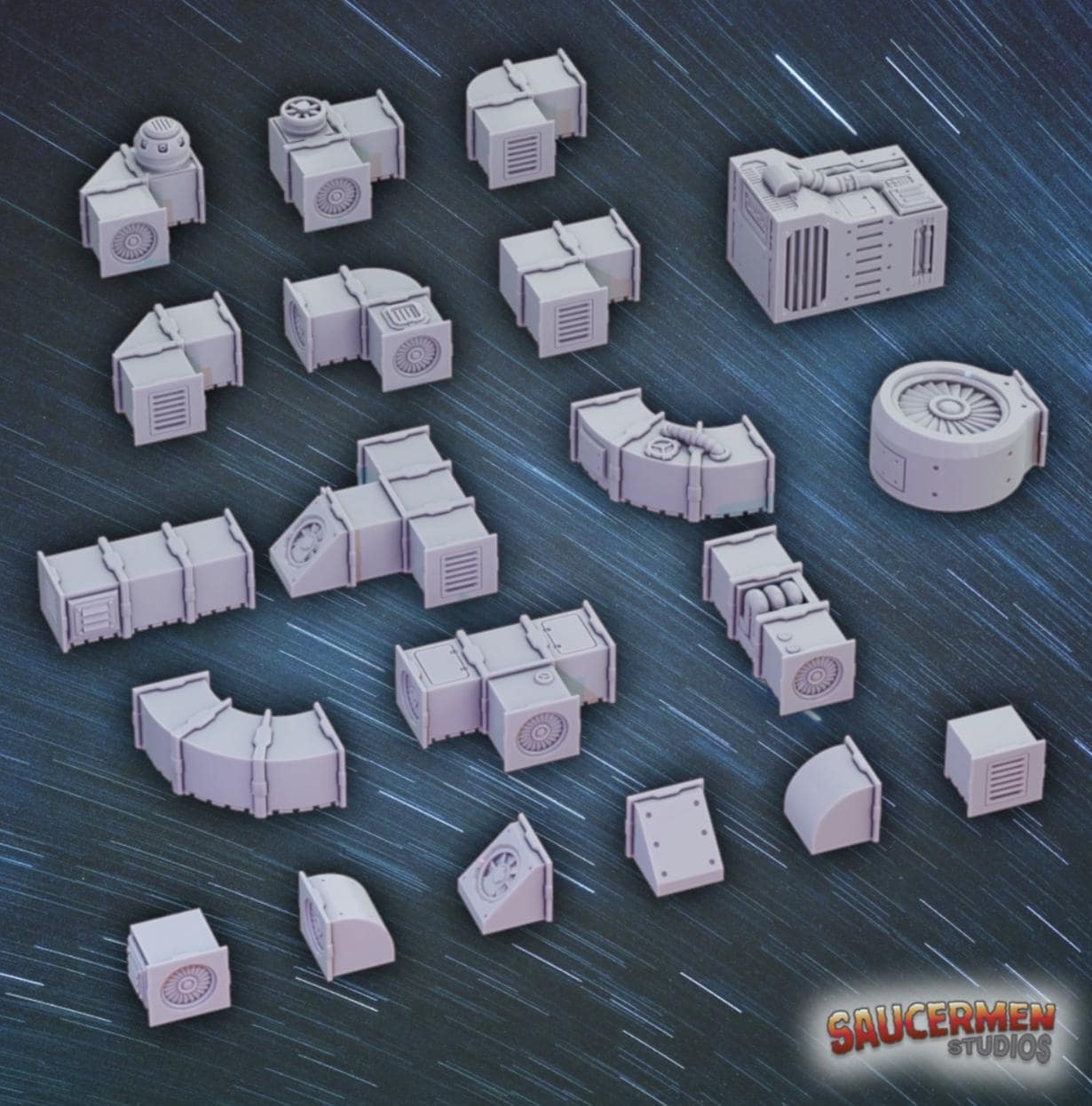 Modular Ducts & Vent System | 20 pieces