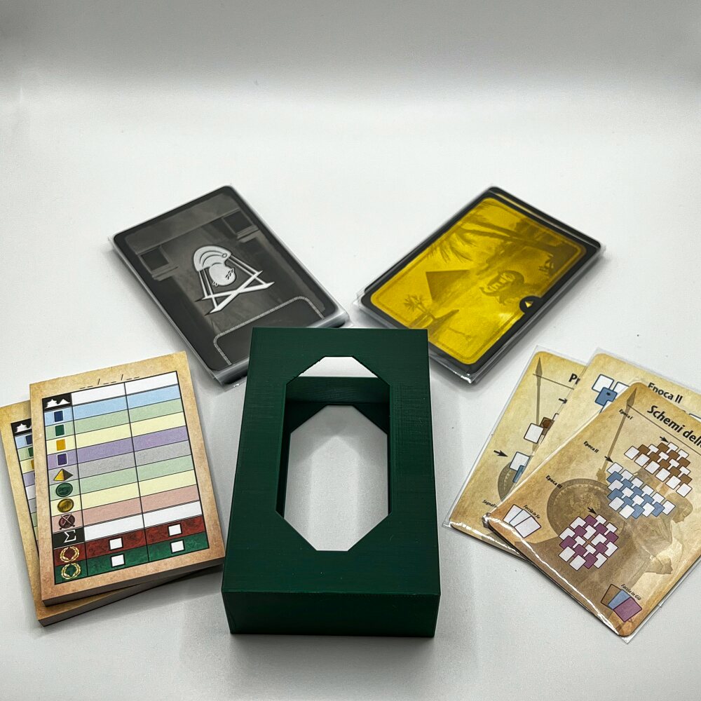 7 WONDERS DUEL + EXPANSIONS (PANTHEON AND AGORA) 3D PRINTABLE INSERTS / ORGANIZER ALL-IN