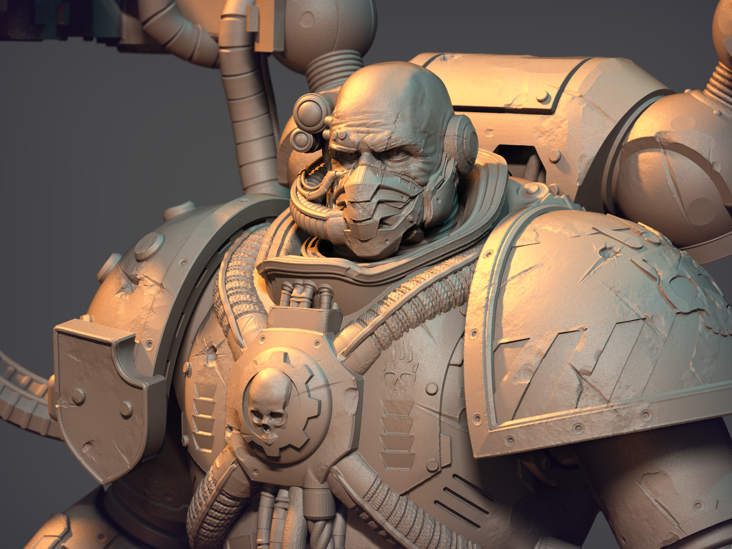 Techmarine - 12K 3D Printing - For Wargaming, Tabletop, RPG