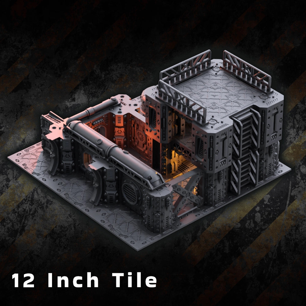 Necromunda Modular Terrain Tiles | Starter Set - 6 tiles - 61 pieces