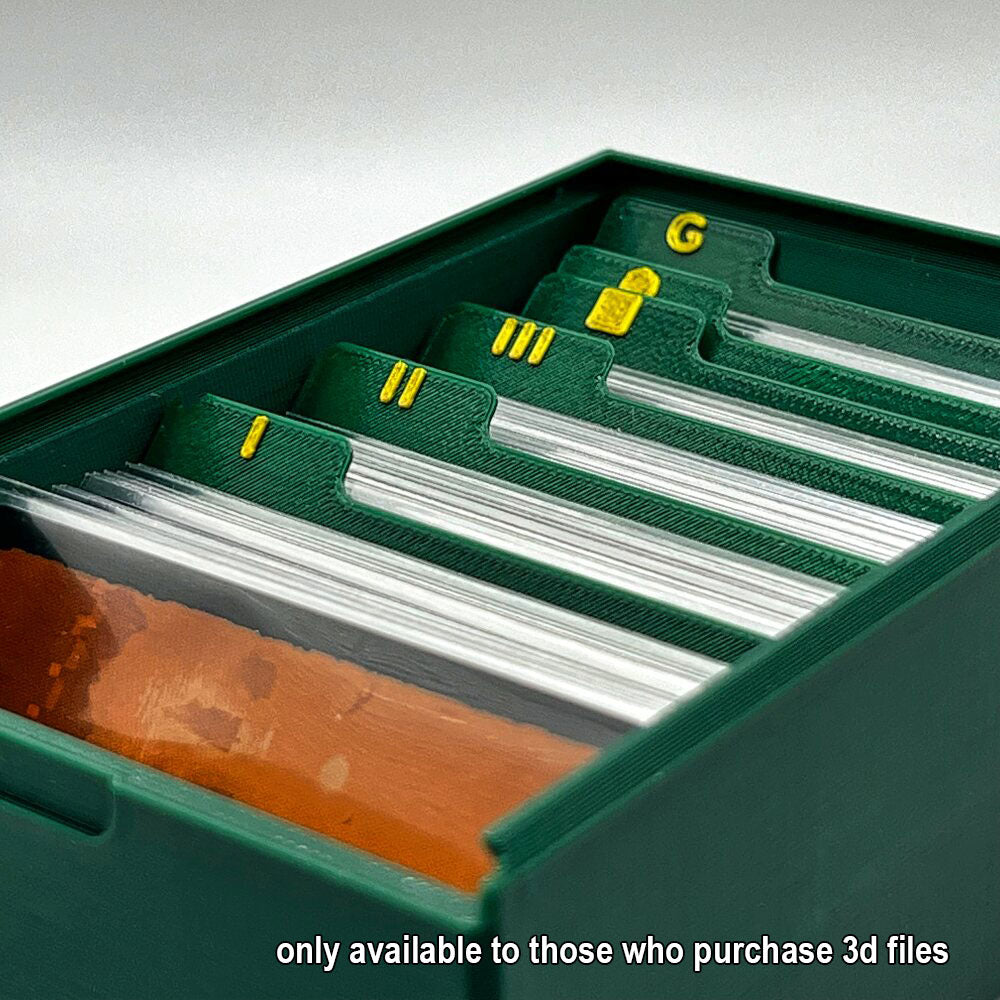 7 WONDERS DUEL + EXPANSIONS (PANTHEON AND AGORA) 3D PRINTABLE INSERTS / ORGANIZER ALL-IN