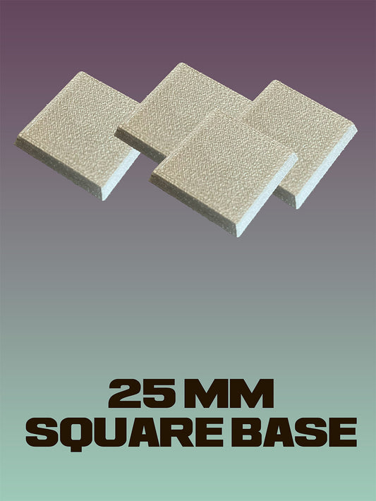 Wargaming 25mm Square Standard Bases Warhammer