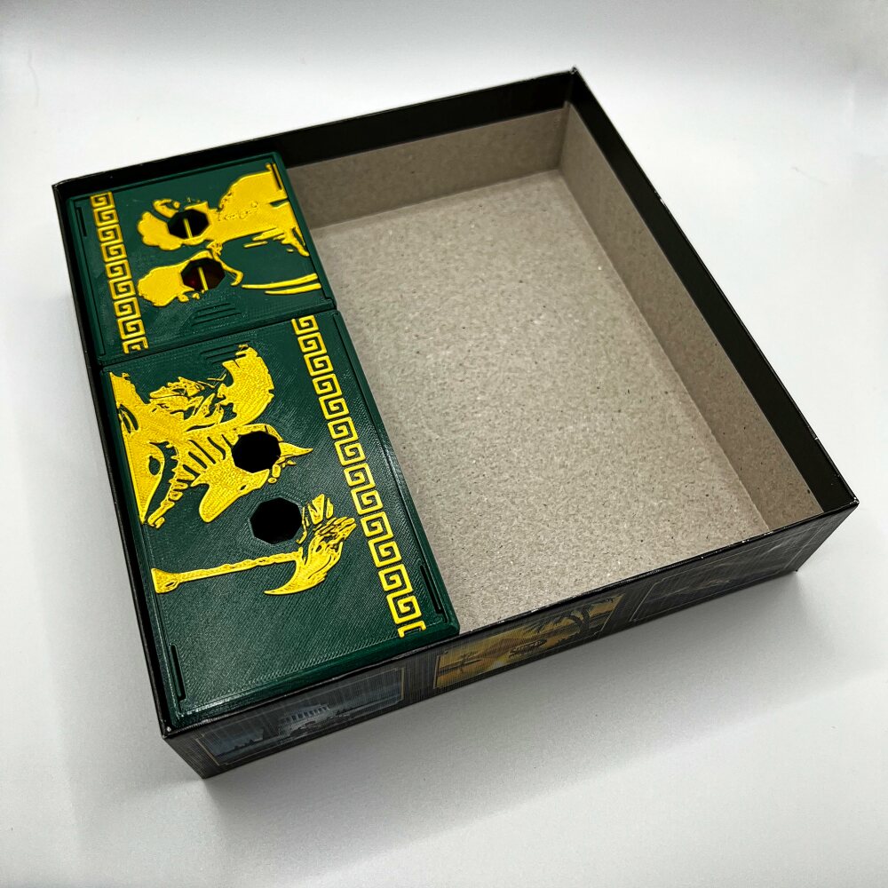 7 WONDERS DUEL + EXPANSIONS (PANTHEON AND AGORA) 3D PRINTABLE INSERTS / ORGANIZER ALL-IN