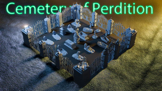 Cemetery of Perdition - Cemetery bundle for D&D/RPG/Wargames