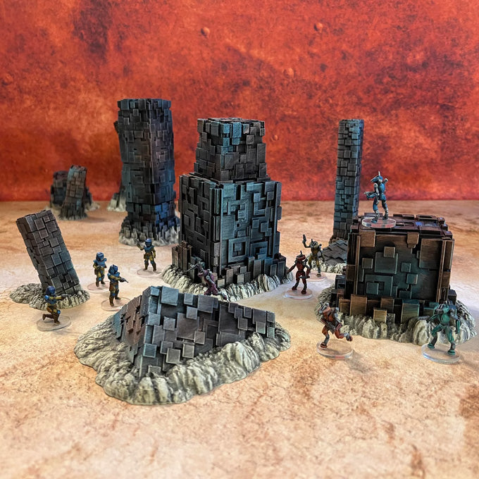 Eerie Alien Monoliths: Gaming Terrain for Sci-Fi & Fantasy