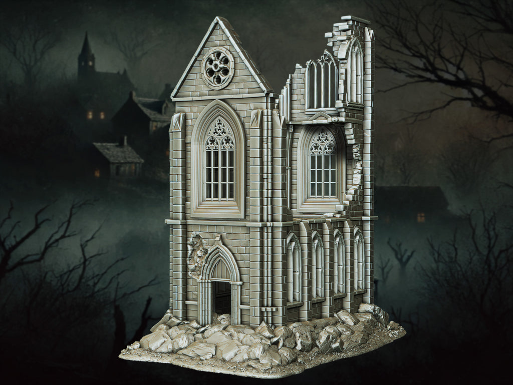 Cursed Ruins 2 - Detailed Gothic-style terrain