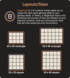 StageTop - Custom 3D Printed Modular Gaming Table for Epic Sessions