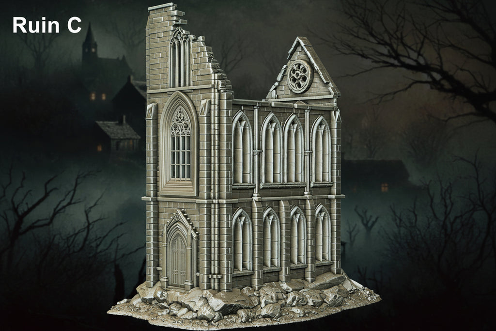 Cursed Ruins 2 - Detailed Gothic-style terrain