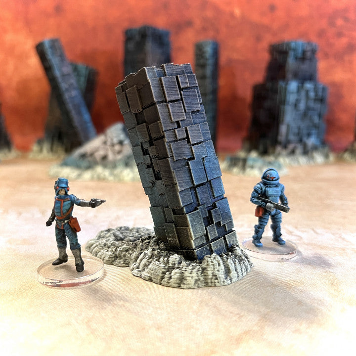 Eerie Alien Monoliths: Gaming Terrain for Sci-Fi & Fantasy