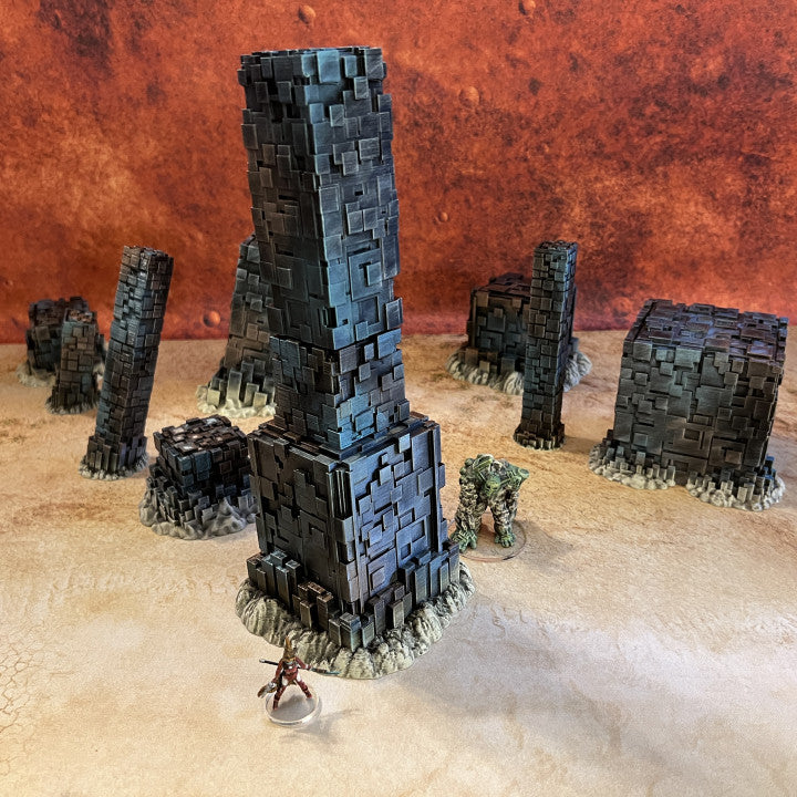 Eerie Alien Monoliths: Gaming Terrain for Sci-Fi & Fantasy