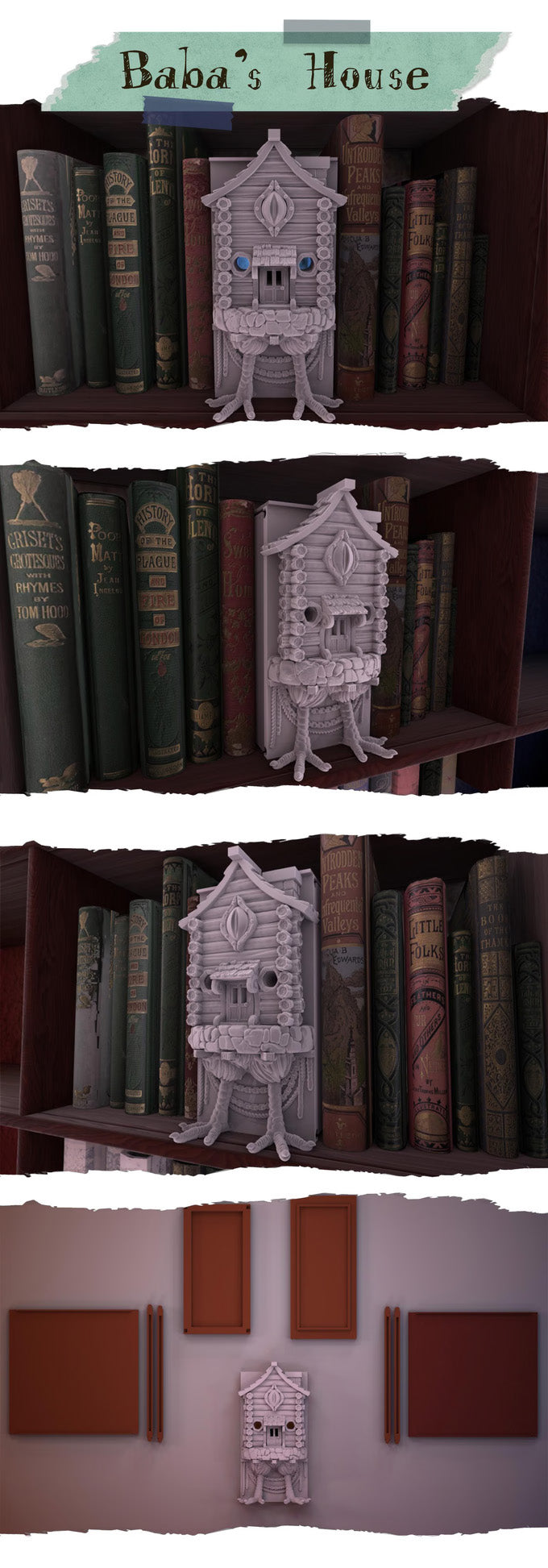 The Scenic Library 3D - Thematic Bookknooks