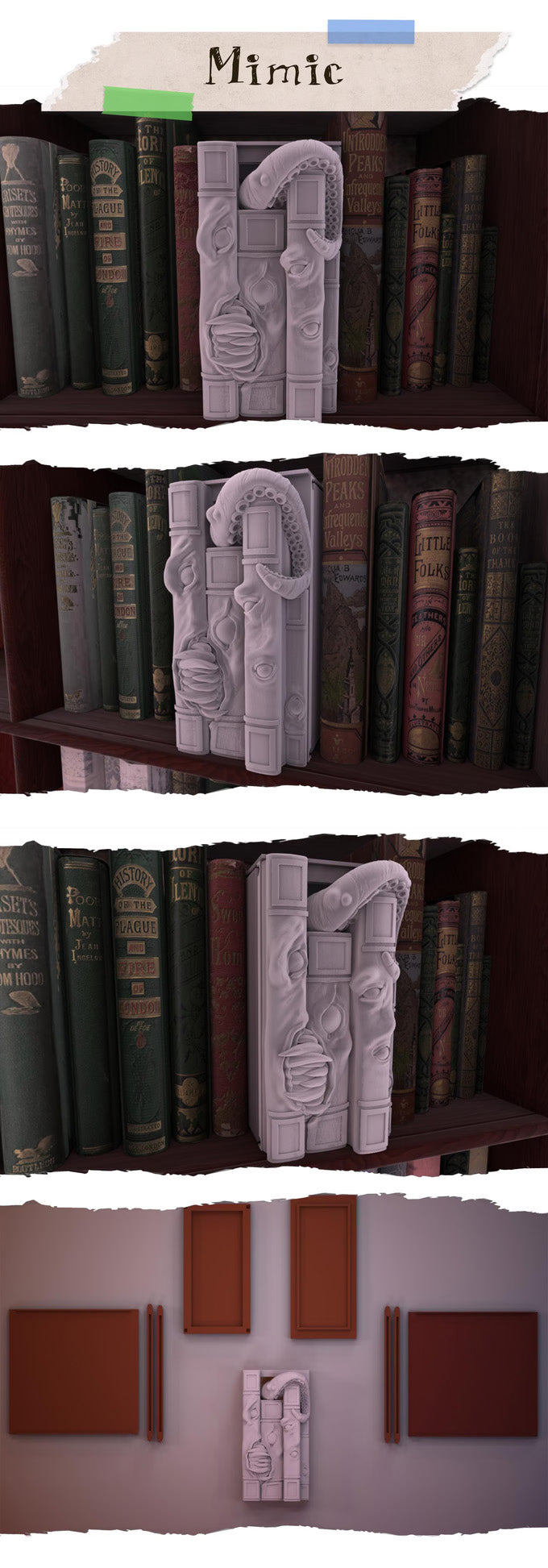 The Scenic Library 3D - Thematic Bookknooks