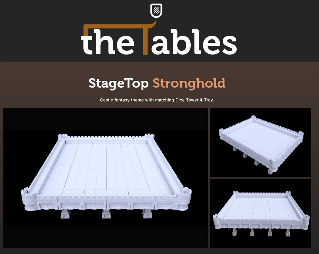 StageTop - Custom 3D Printed Modular Gaming Table for Epic Sessions