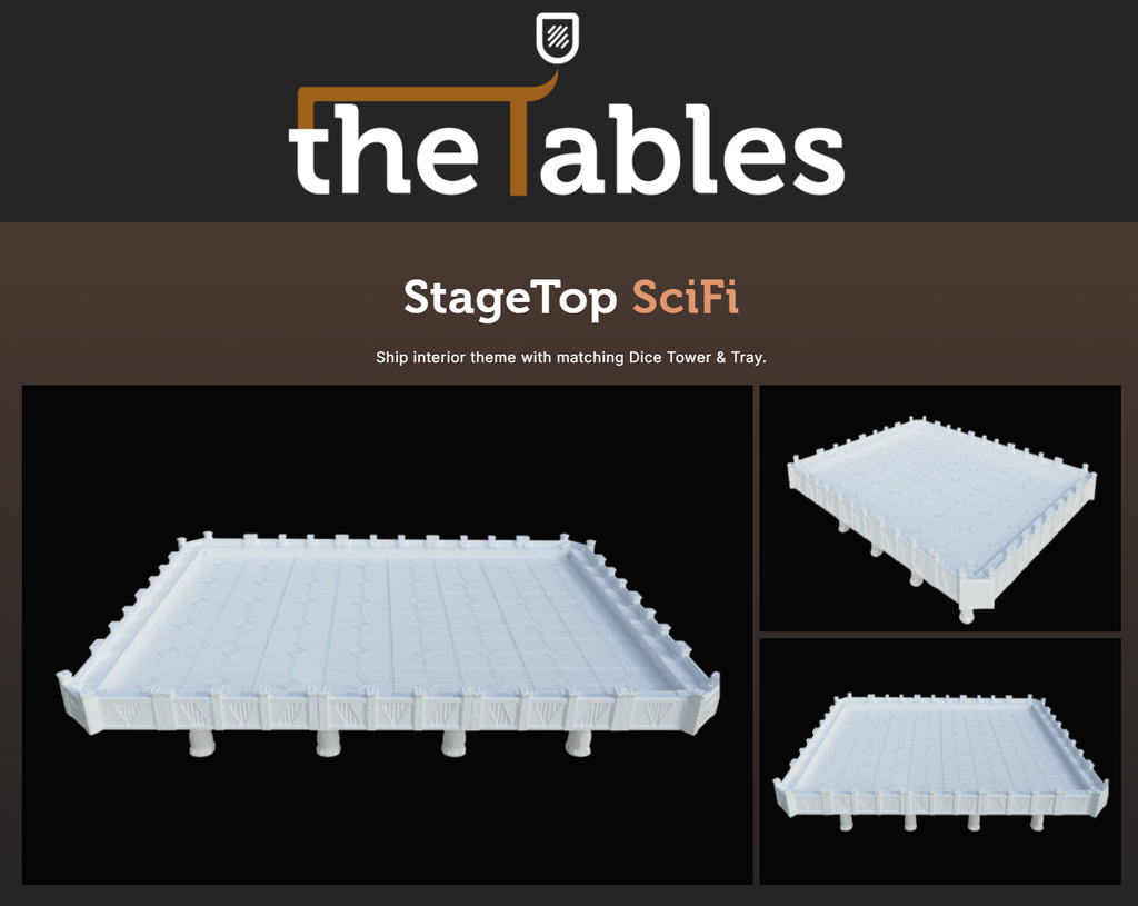 StageTop - Custom 3D Printed Modular Gaming Table for Epic Sessions