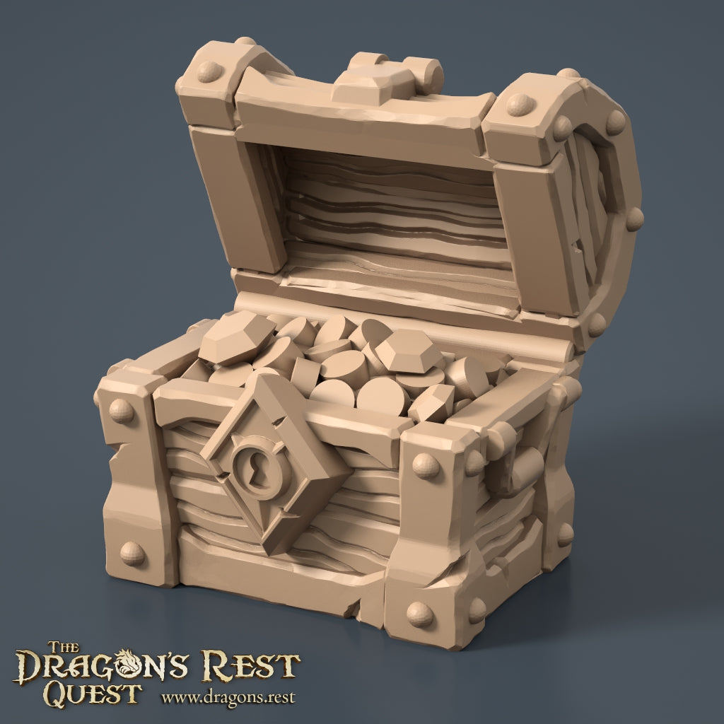 Scattering Treasure Scatter Treasure Chest Trap - Set of 10