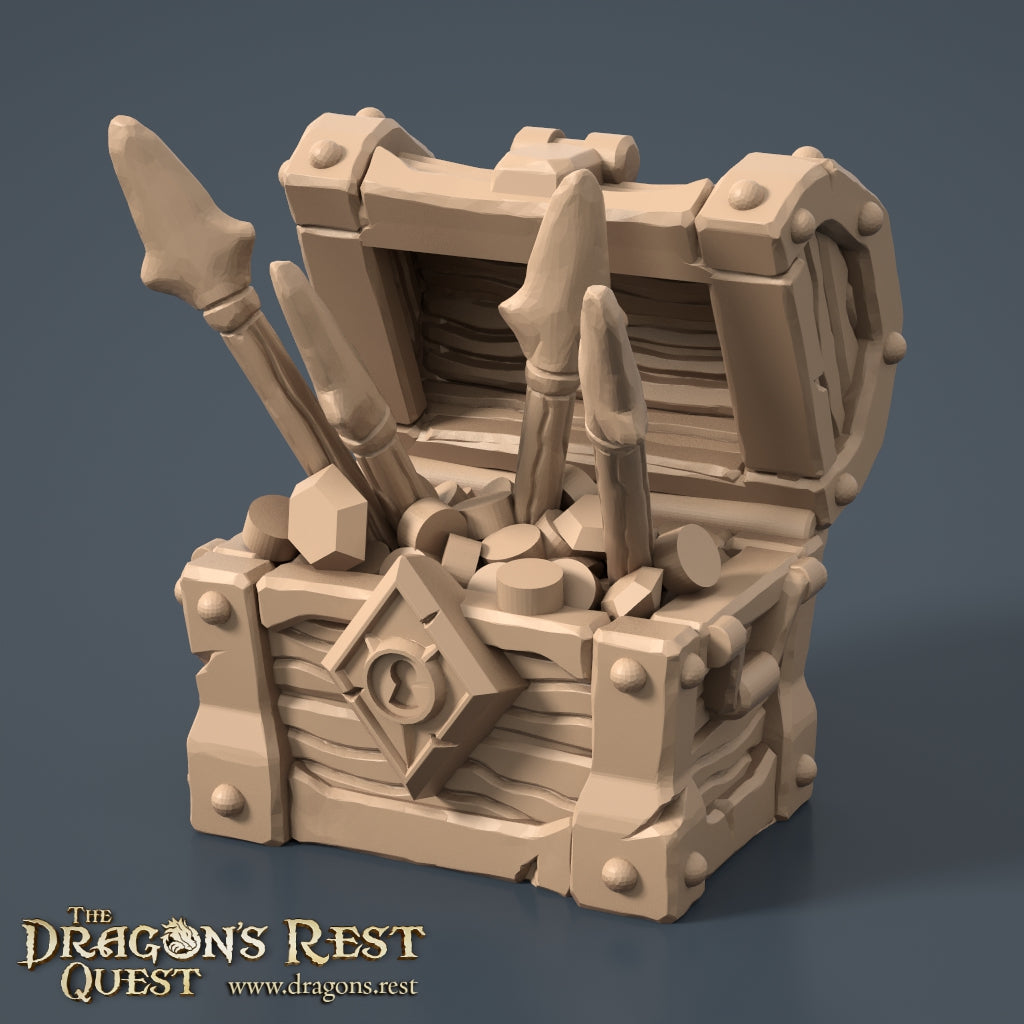 Scattering Treasure Scatter Treasure Chest Trap - Set of 10