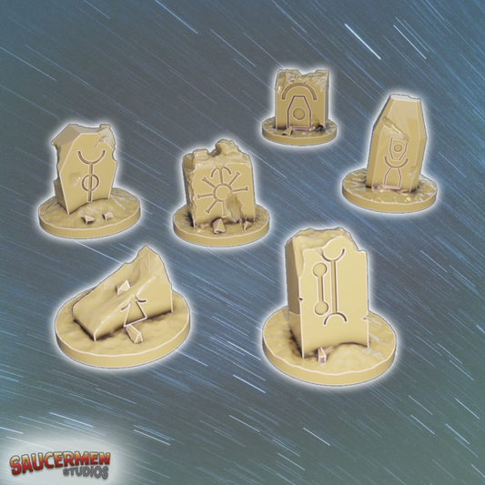 Ancient Robot Alien Objective Markers