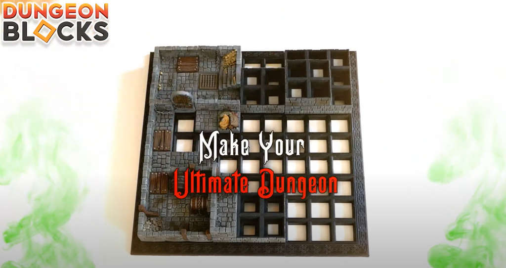 DUNGEON BLOCKS The Ultimate Dungeon -  Large Starter Set - 84 blocks