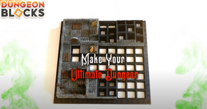 DUNGEON BLOCKS The Ultimate Dungeon -  Large Starter Set - 84 blocks