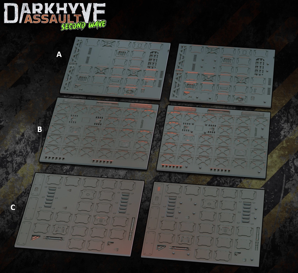 DarkHyve Assault: Second Wave – 6 Inch Tiles