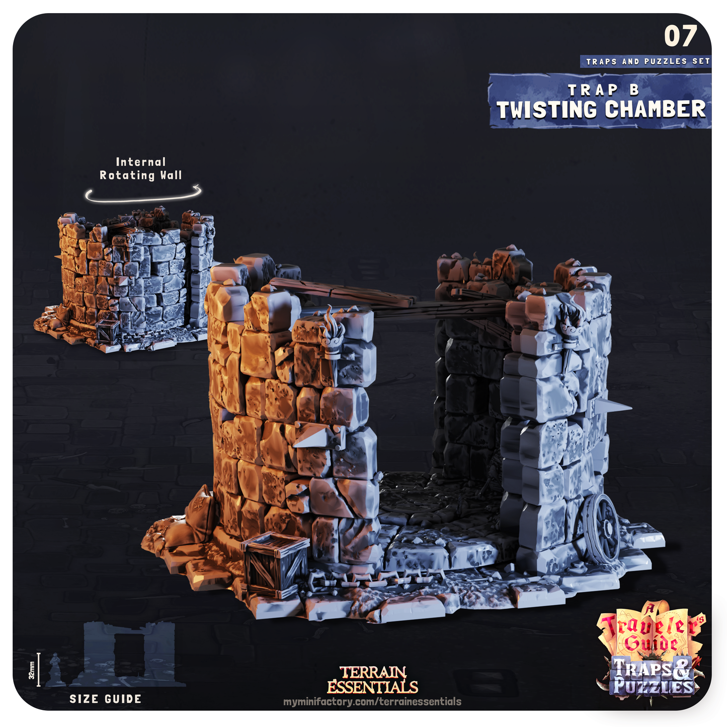 Traps and Puzzles Terrain Set | High-Quality Terrain for Tabletop Adventures