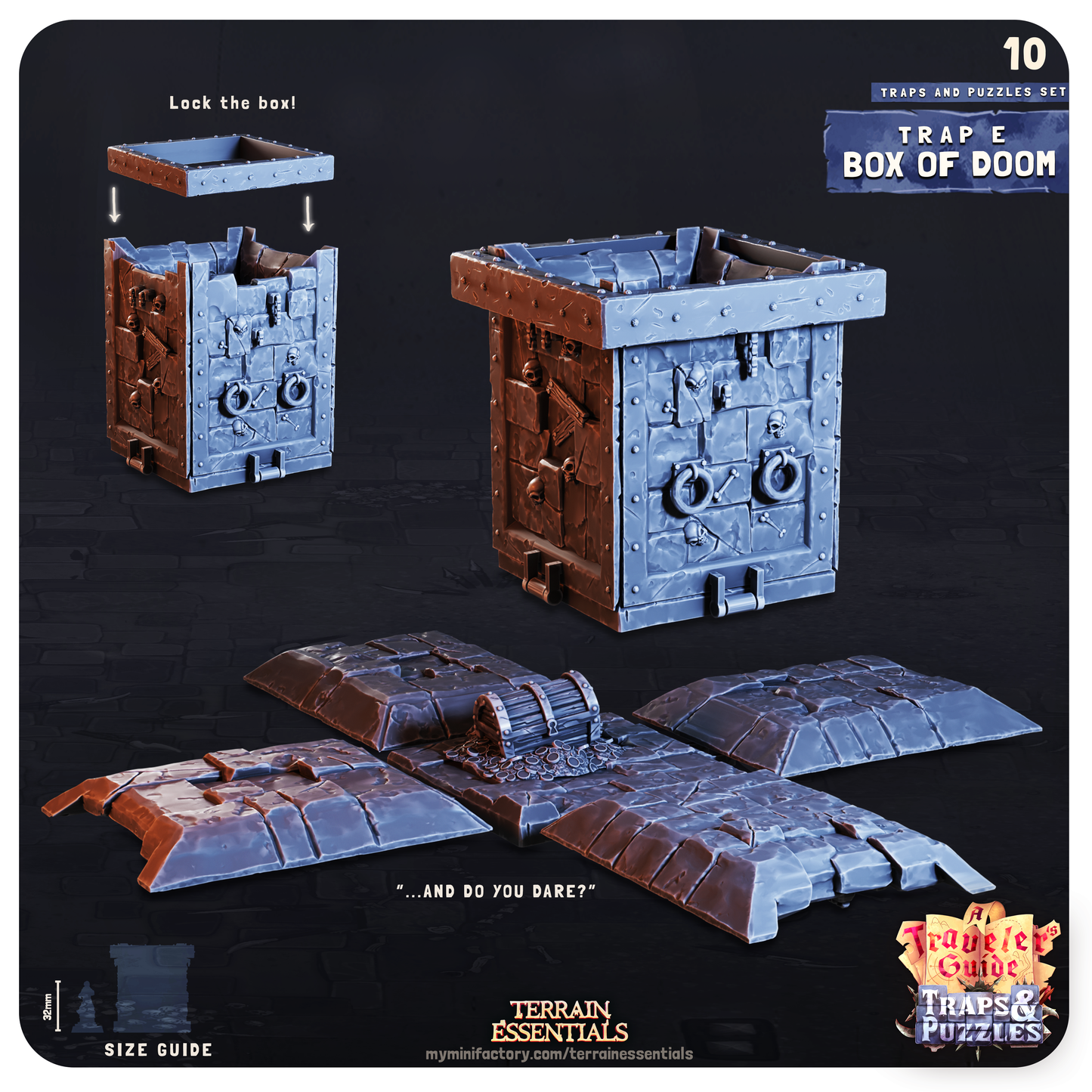 Traps and Puzzles Terrain Set | High-Quality Terrain for Tabletop Adventures