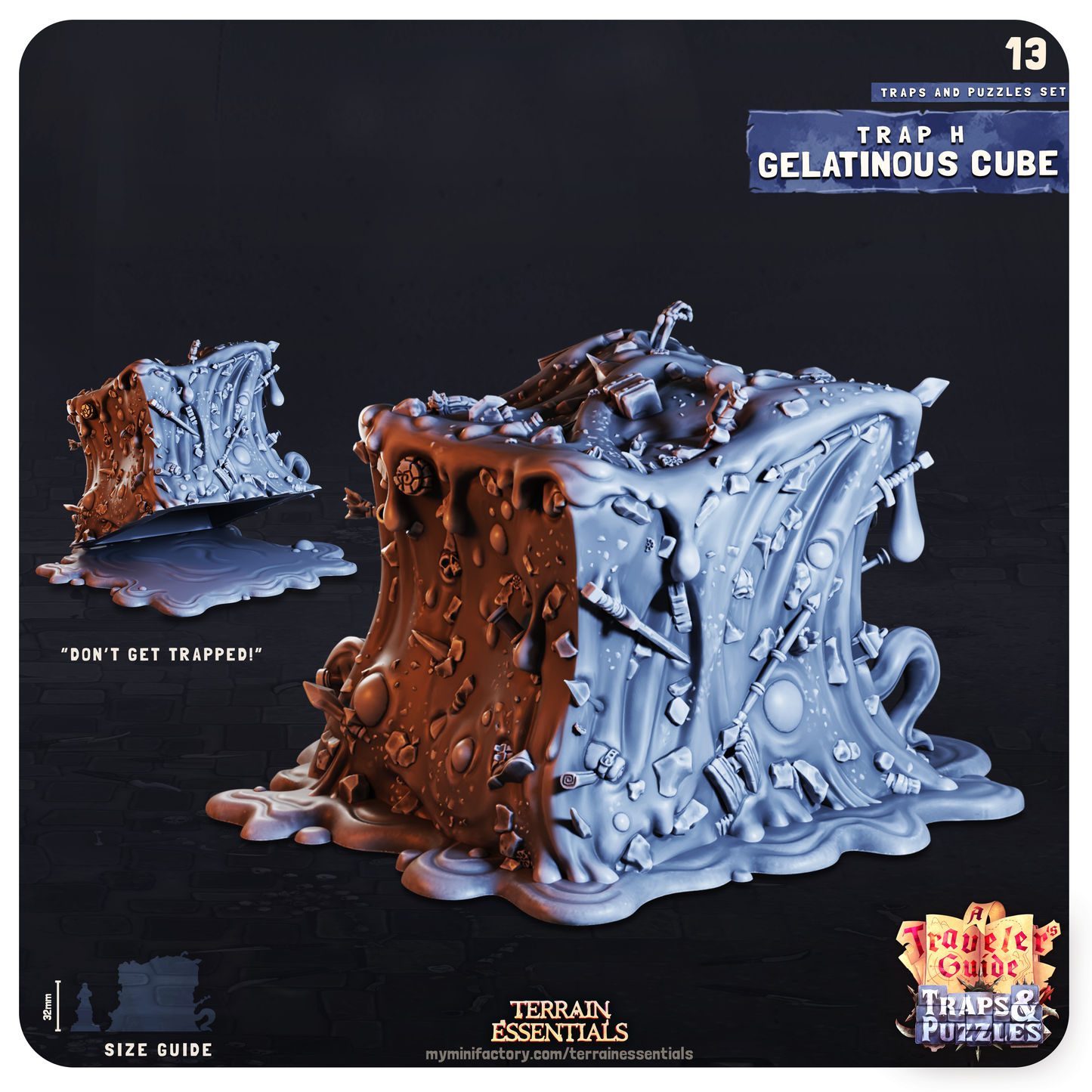 Traps and Puzzles Terrain Set | High-Quality Terrain for Tabletop Adventures