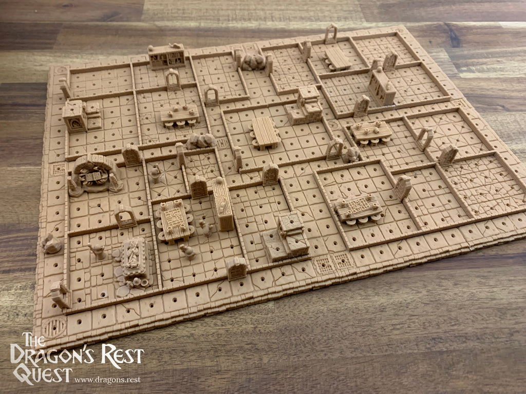 Travel Quest: A Mini Dungeon Crawler Game Board