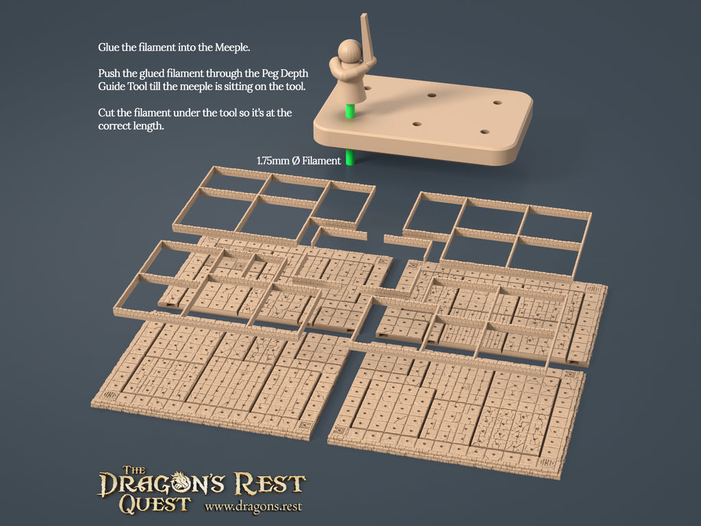 Travel Quest: A Mini Dungeon Crawler Game Board