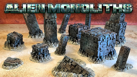 Eerie Alien Monoliths: Gaming Terrain for Sci-Fi & Fantasy