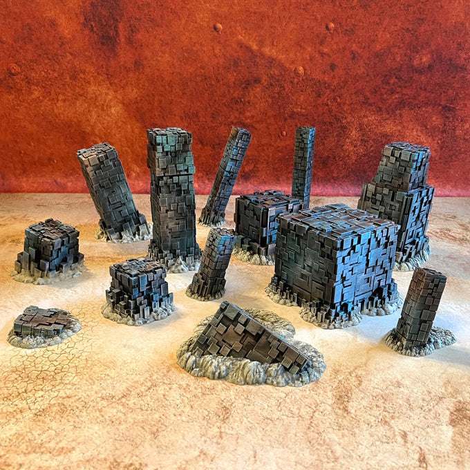 Eerie Alien Monoliths: Gaming Terrain for Sci-Fi & Fantasy