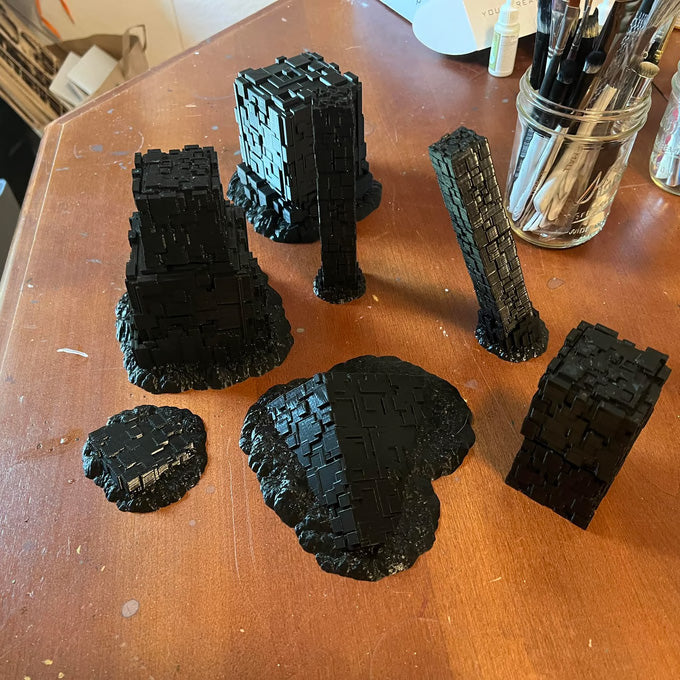 Eerie Alien Monoliths: Gaming Terrain for Sci-Fi & Fantasy