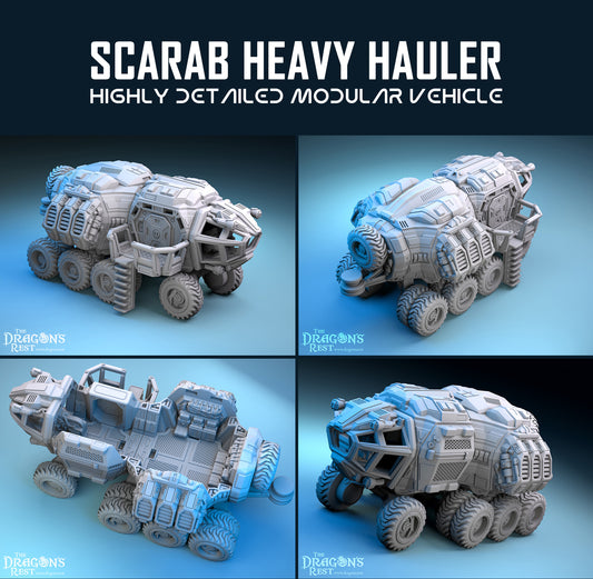 Highly Detailed Modular Vehicle - Scarab Heavy Hauler