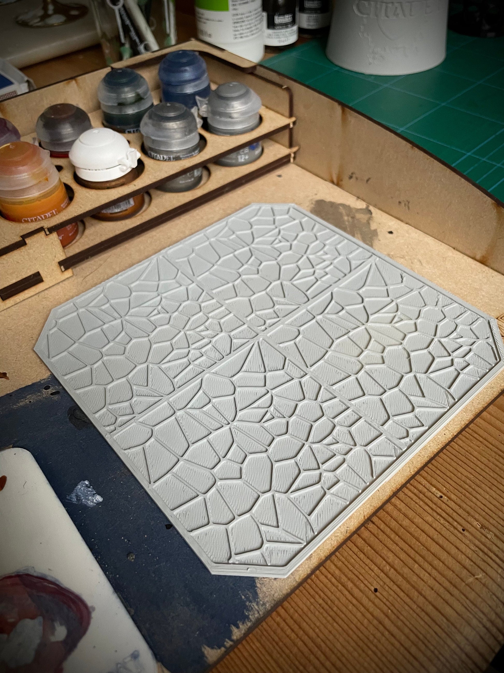 Drybrushing Texture Palette for Miniature Painting Mastery