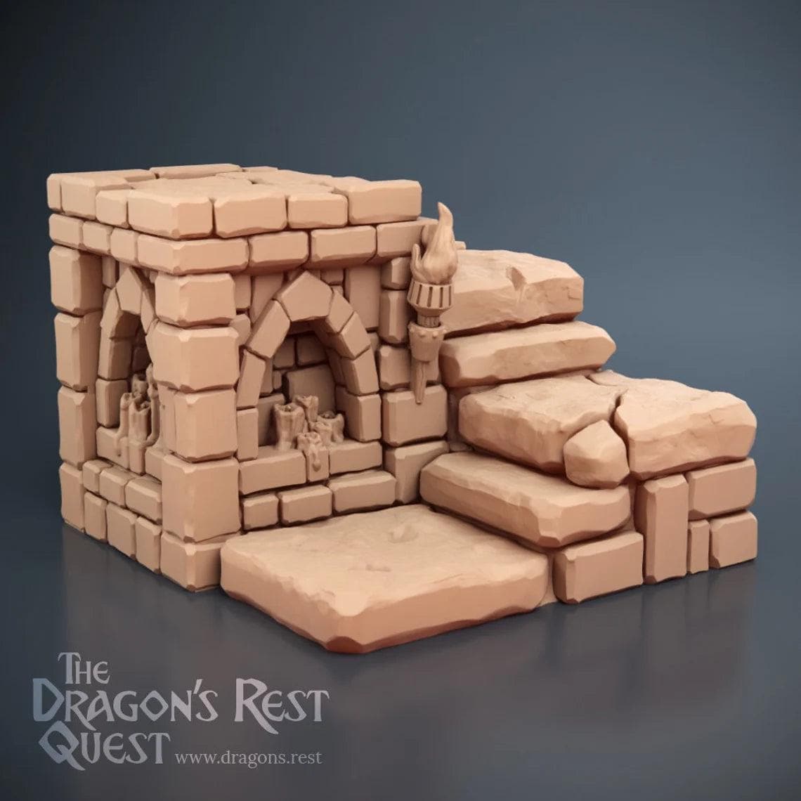 3D Game Board for Heroquest | Modular Fantasy Dungeon Board