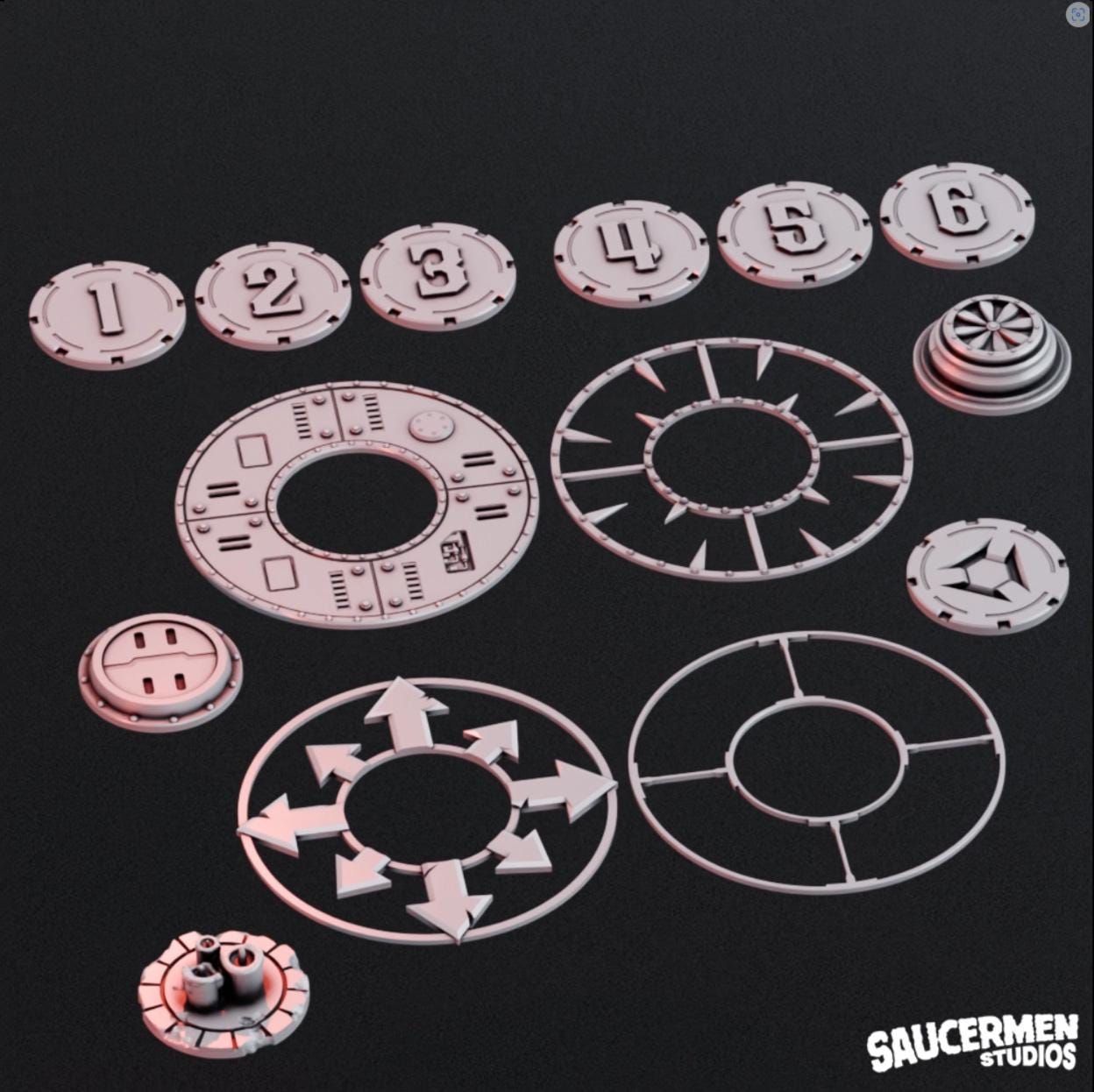 Kill Team Objective Markers - Customizable Game Tokens for Warhammer 40k