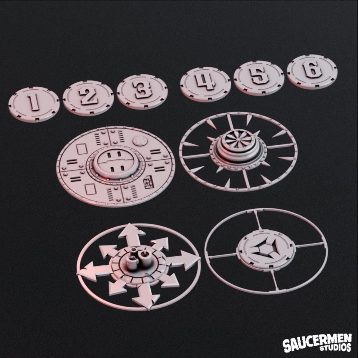 Kill Team Objective Markers - Customizable Game Tokens for Warhammer 40k