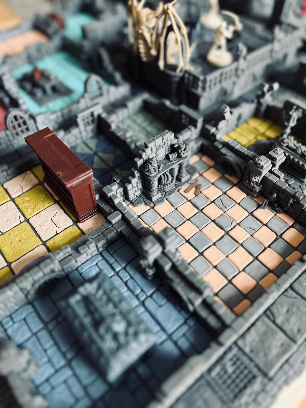 Enhance Your Hero Quest Experience with a 3D Modular Fantasy Game Board