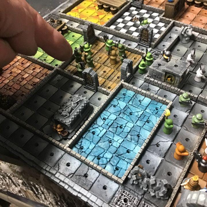 Travel Quest: A Mini Dungeon Crawler Game Board
