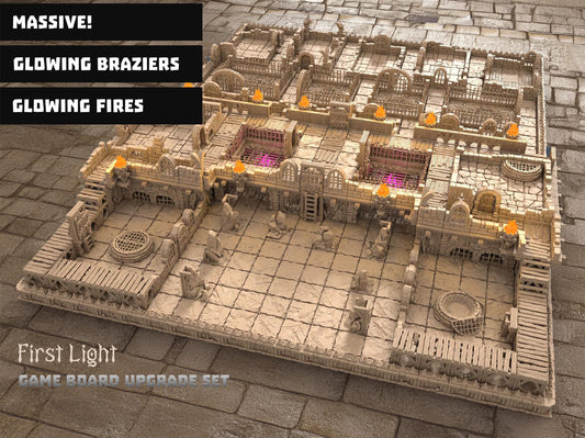 HeroQuest First Light: 3D Modular Game Board