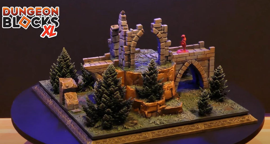 Dungeon Blocks XL: Majestic Highlands Terrain Set - RPG Tabletop Gamin