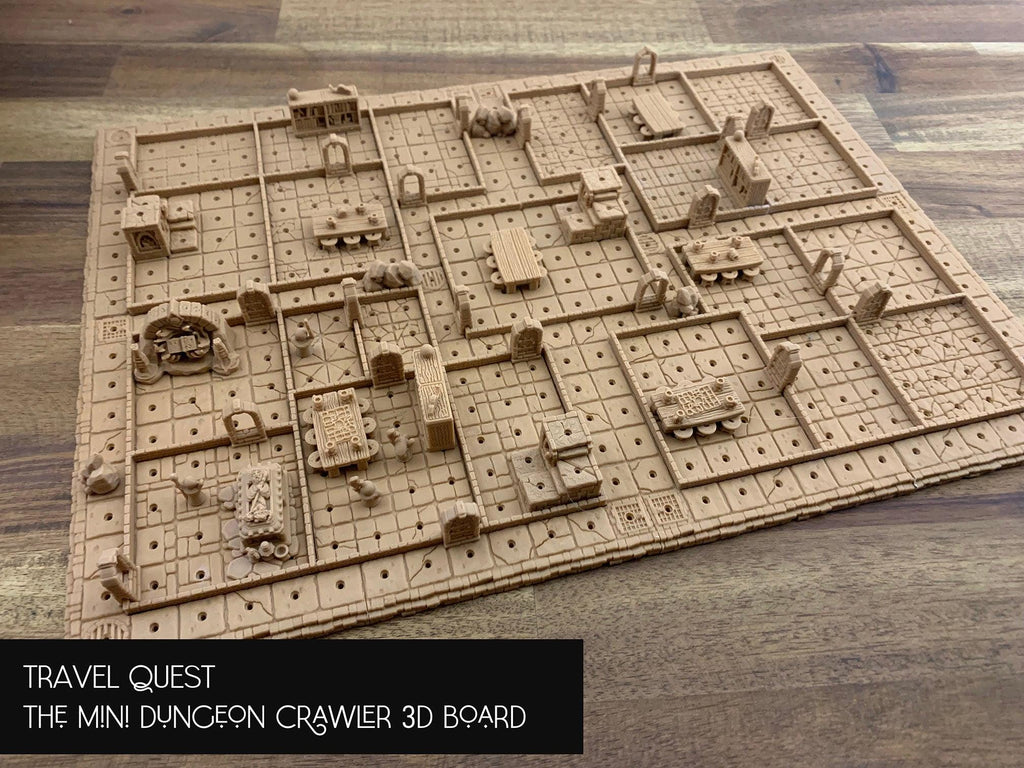 Travel Quest: A Mini Dungeon Crawler Game Board
