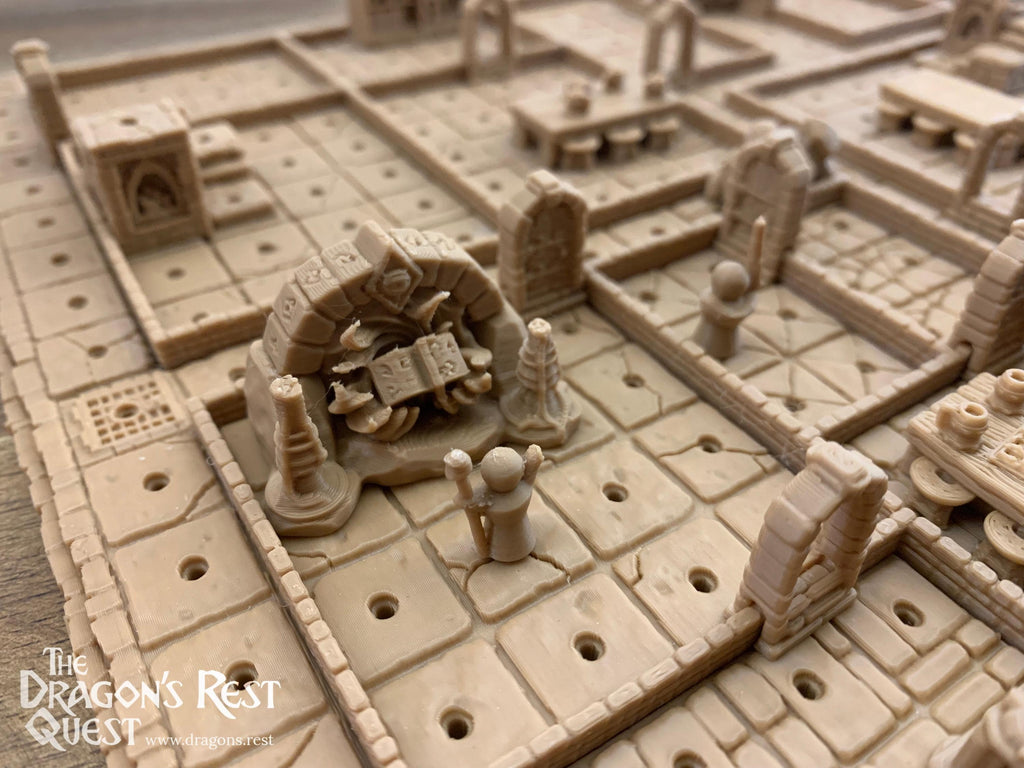 Travel Quest: A Mini Dungeon Crawler Game Board