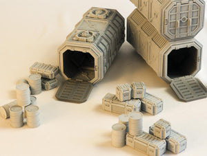 Munitorum Not Armoured Containers for Tabletop Wargaming Terrain