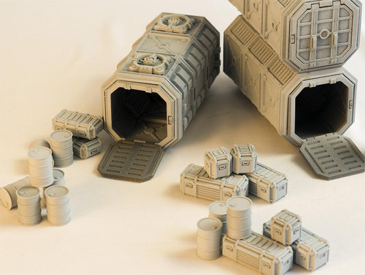 Munitorum Not Armoured Containers for Tabletop Wargaming Terrain