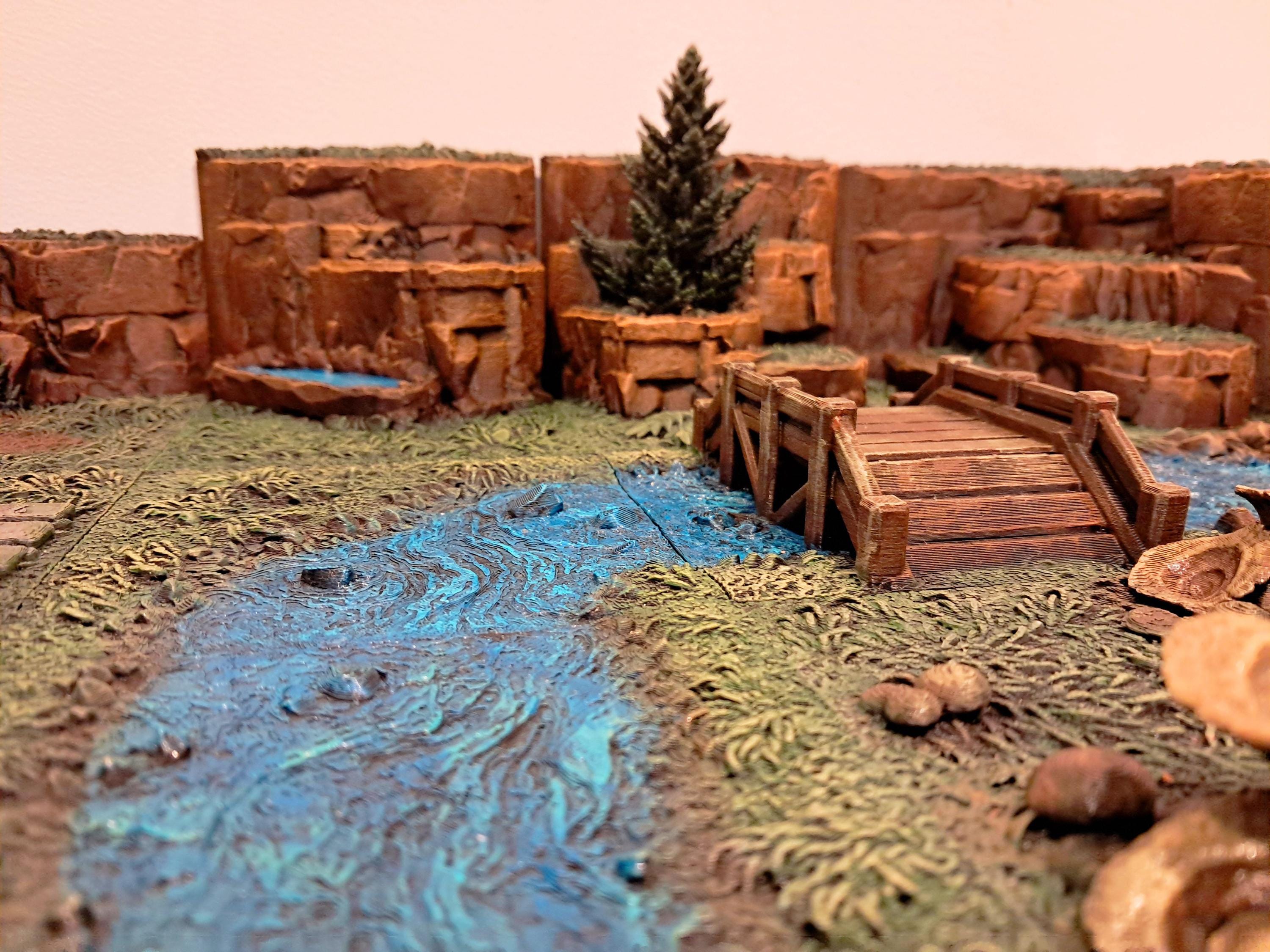 Dungeon Blocks XL: Majestic Highlands Terrain Set - RPG Tabletop Gamin