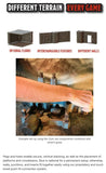 DarkMyth Village Core Set – Modular Fantasy Terrain for Wargaming & RPGs, Over 90 Components, Customizable Towns, Castles, Battlefields