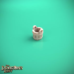 Wishing Well Scatter Tile for HeroQuest | Outdoor Game Accessory | Board Game Terrain