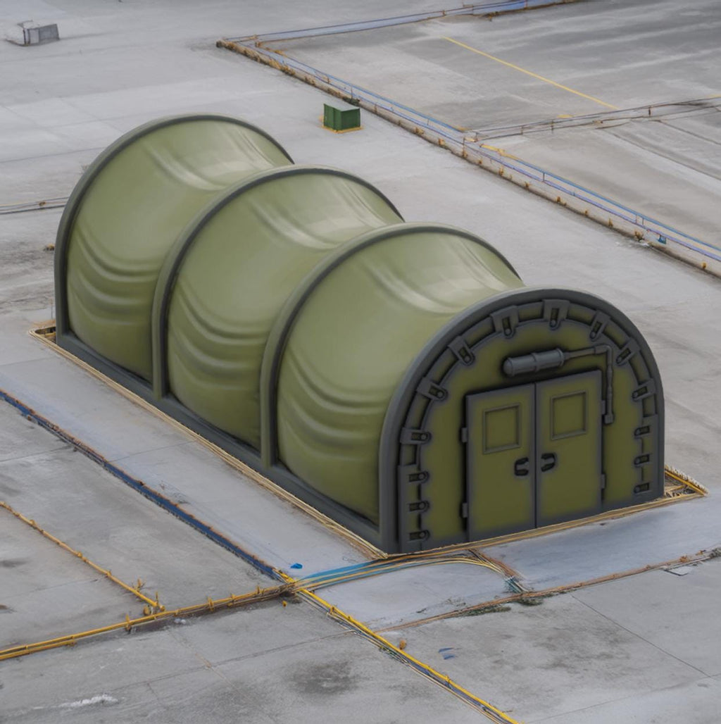 Research Tent for Wargaming | 28–32 mm Miniatures | Tabletop Sci-Fi Terrain | Field Research Shelter | Diorama Accessory | PLA Model
