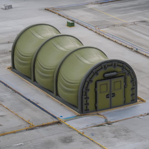 Research Tent for Wargaming | 28–32 mm Miniatures | Tabletop Sci-Fi Terrain | Field Research Shelter | Diorama Accessory | PLA Model